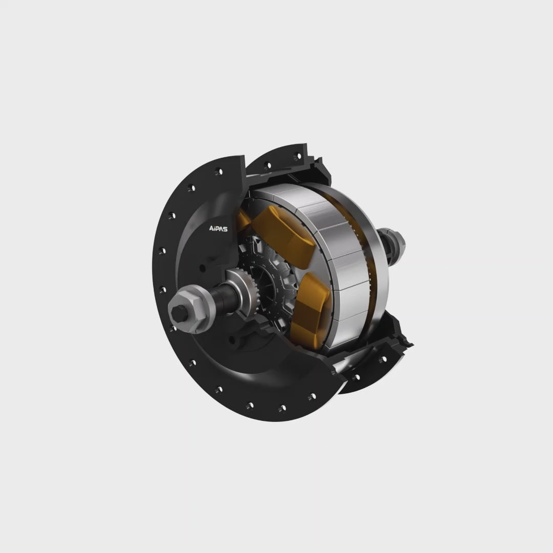 Load video: <p>A <strong>750W rear hub motor</strong> with up to <strong>1500W peak power</strong> delivers smooth, responsive performance—giving riders full control over every ride, on any terrain.<br/><br/></p>